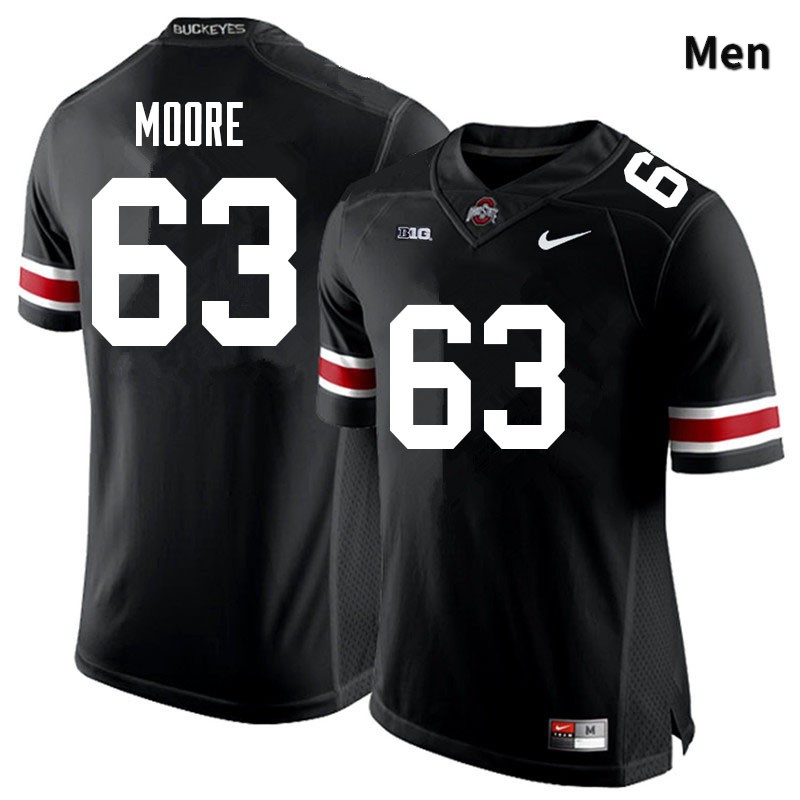 Ohio State Buckeyes Kyle Moore Men's #63 Black Authentic Stitched College Football Jersey